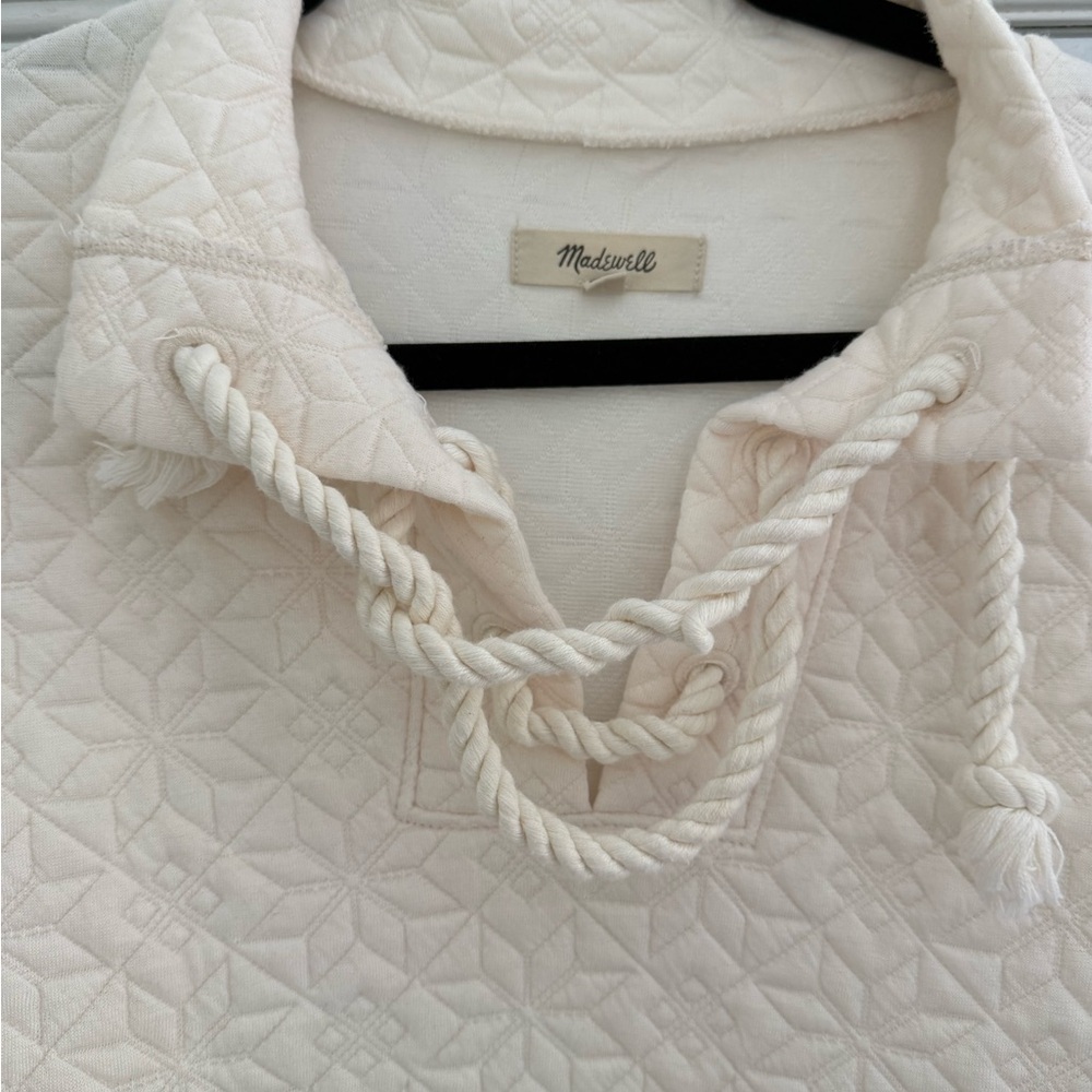 Madewell Quilted Pullover Sweater - Picture 2 of 4